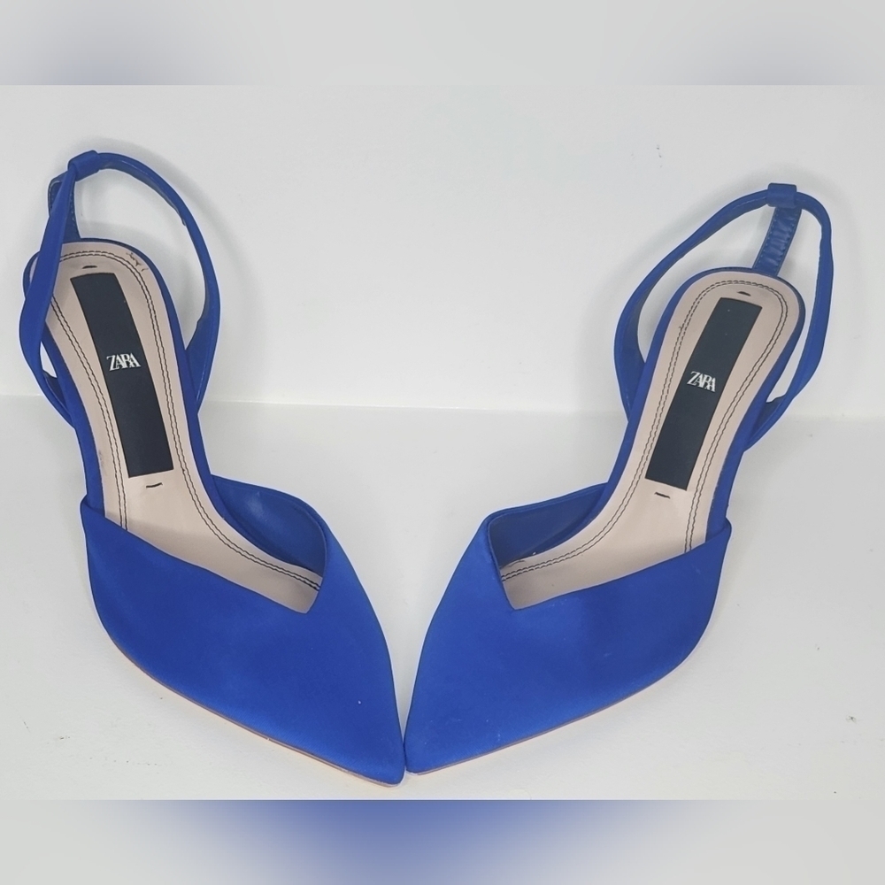 Zara blue heels, size 38